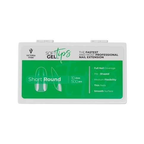 Victoria Vynn Soft Gel Tips Short Round 