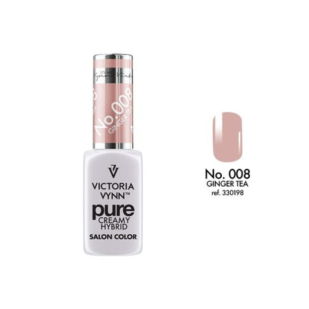 VICTORIA VYNN 008 Pure Creamy Hybrid Ginger Tea kremowy Lakier hybrydowy 8ml 