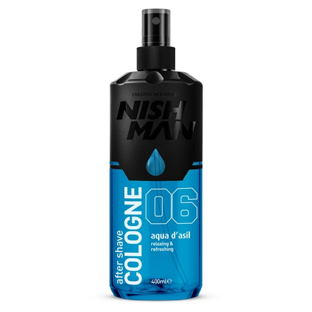Nishman After Shave Cologne 6 Aqua D`asil  Woda Kolońska 400 ml