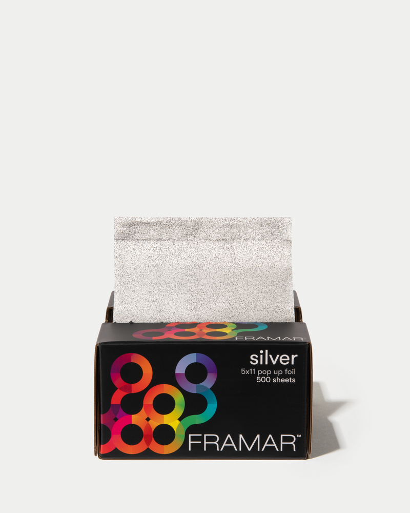 Framar Silver Folia Fryzjerska Ryflowana W Arkuszach 500 szt.