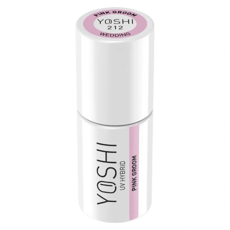 Yoshi Lakier Hybrydowy 212 Pink Groom UV LED 6 ml