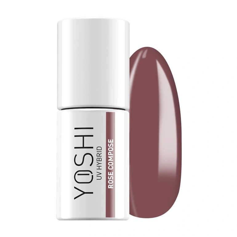 Yoshi Lakier Hybrydowy 326 Rose Compose UV LED 6 ml