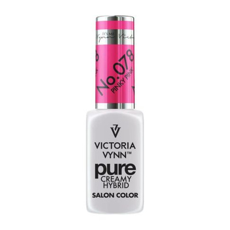 VICTORIA VYNN 078 Pure Creamy Hybrid Pinky Pink kremowy Lakier hybrydowy 8ml 