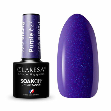 Claresa Lakier Hybrydowy Purple 627 5g 