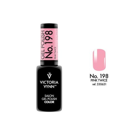 VICTORIA VYNN 198 Gel Polish Color Pink Twice Lakier hybrydowy 8ml 