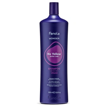 Fanola Wonder No Yellow Szampon Neutralizujący do Włosów Blond Rozjaśnianych i Siwych 1000 ml