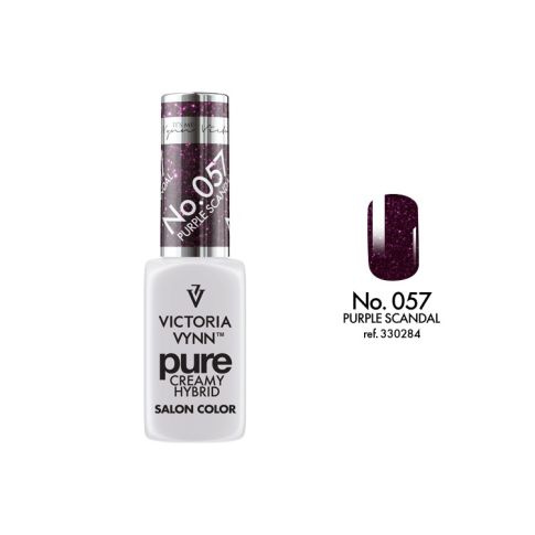 VICTORIA VYNN 057 Pure Creamy Hybrid Purple Scandal kremowy Lakier hybrydowy 8ml 