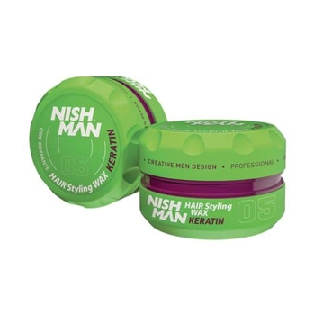 Nishman Hair Styling Wax 05 Keratin Pomada Do Włosów 150 ml 