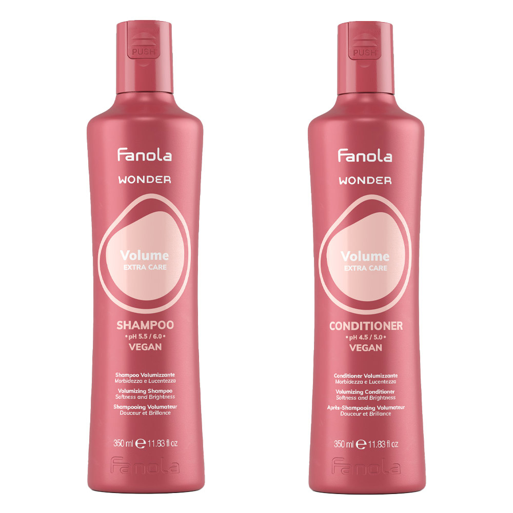 Fanola Zestaw Wonder Volume Szampon Nadający Objętość 350 ml + Odżywka 350 ml