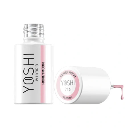 Yoshi Lakier Hybrydowy 216 Honeymoon UV LED 6 ml
