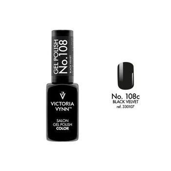 VICTORIA VYNN 108c Gel Polish Color Black Velvet Lakier hybrydowy 8ml 
