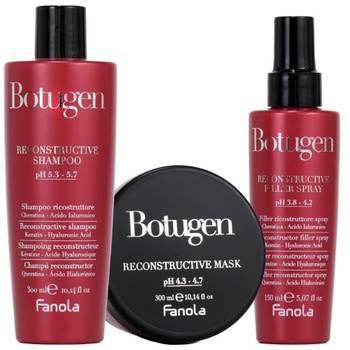 Fanola Zestaw Botugen Szampon 300 ml + Maska 300 ml + Filler Spray 150 ml