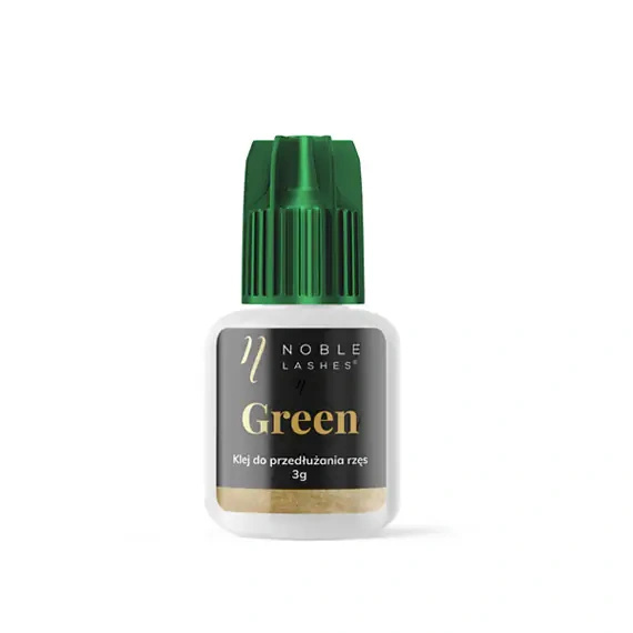 Noble Lashes Klej Do Rzęs Green Klej Do Rzęs Szybkoschnący Trwały 3g