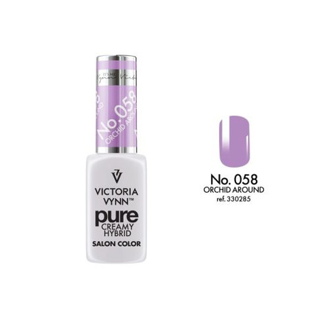 VICTORIA VYNN 058 Pure Creamy Hybrid Orchid Around kremowy Lakier hybrydowy 8ml 