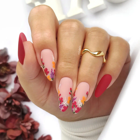 Yoshi Lakier Hybrydowy 242 Pirouette Rouge UV LED 6 ml