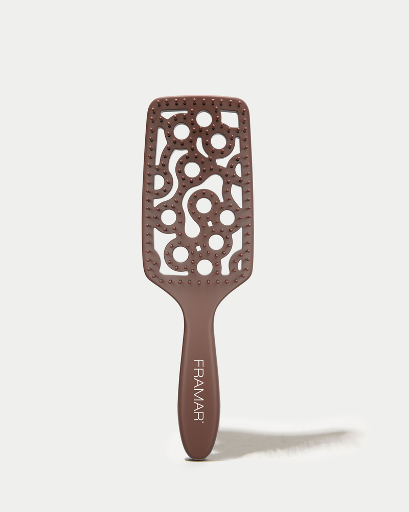Framar Vent Chocolate Ażurowa Szczotka Do Suszenia I Rozczesywania Czekoladowa