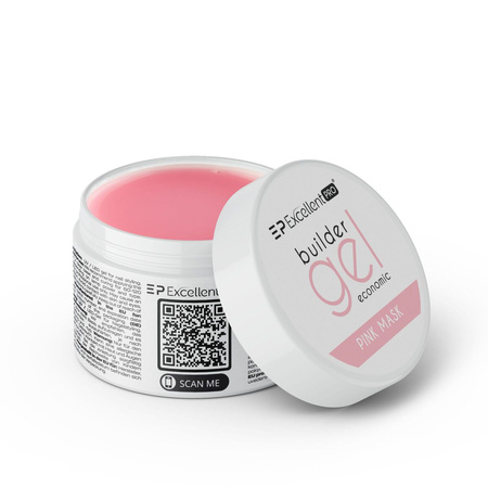 Excellent PRO Economic Gel Pink Mask Żel do paznokci 30g