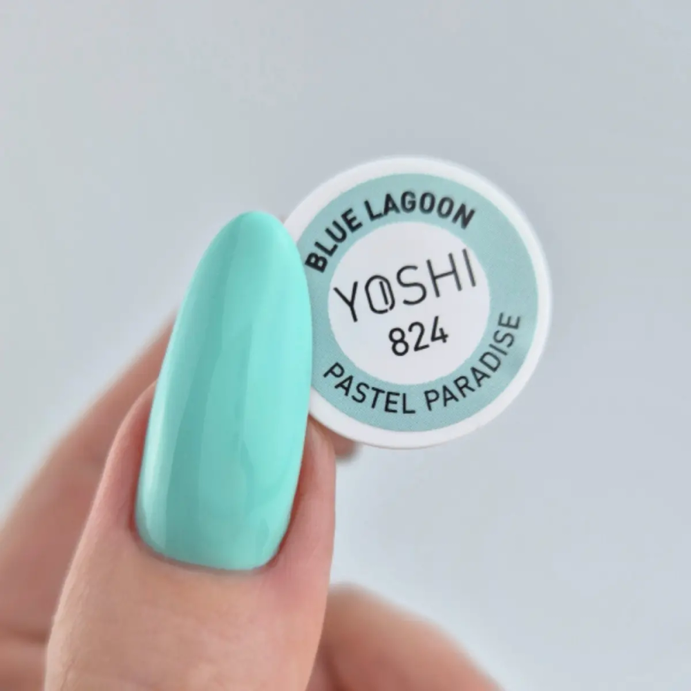 Yoshi Lakier Hybrydowy 824 Blue Lagoon 6 ml