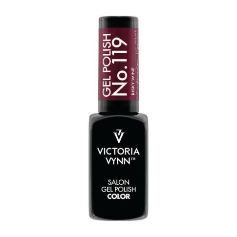 VICTORIA VYNN 119 Gel Polish Color Risky Wine Lakier hybrydowy 8ml 