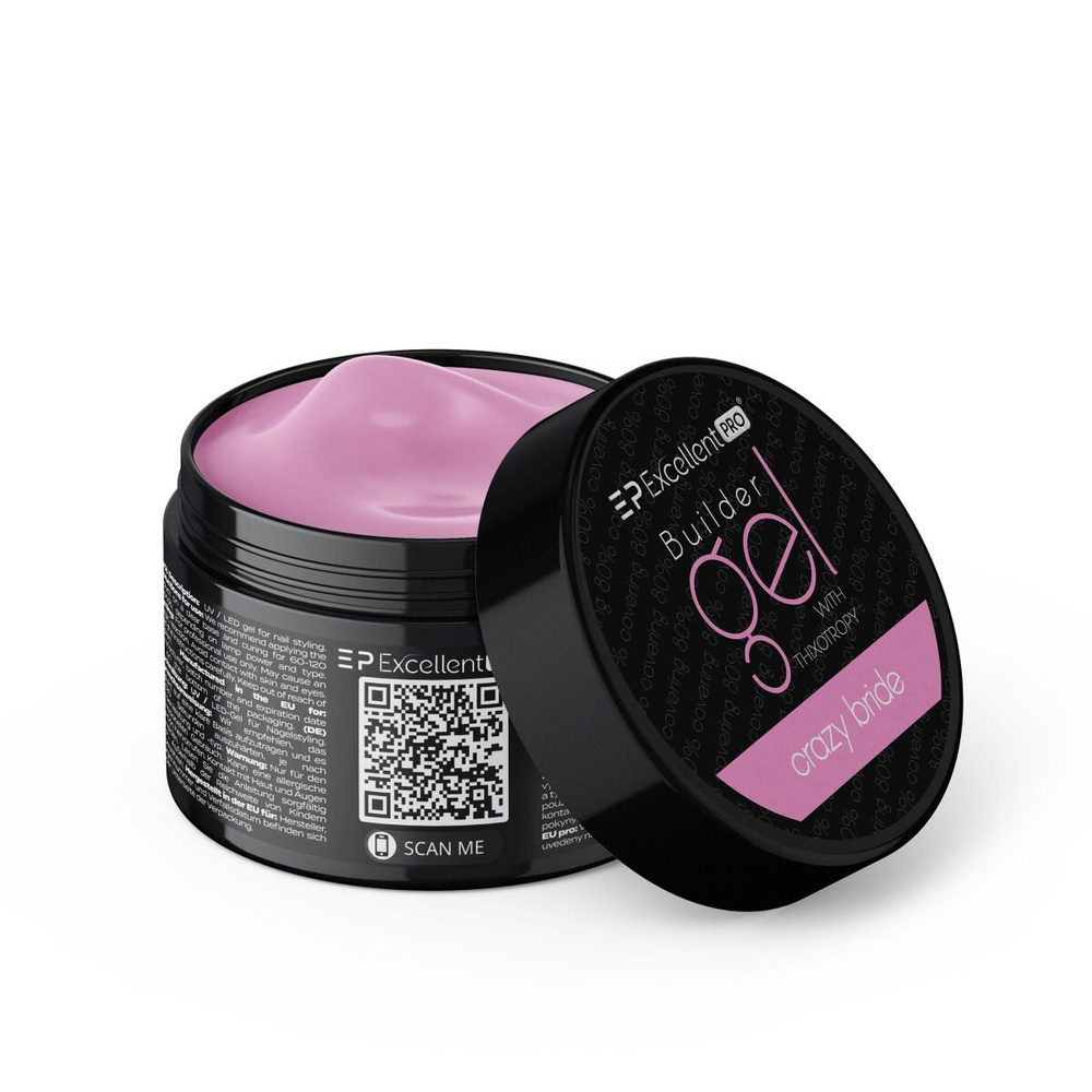 Excellent Pro Builder Gel With Thixotropy Crazy Bride 50g