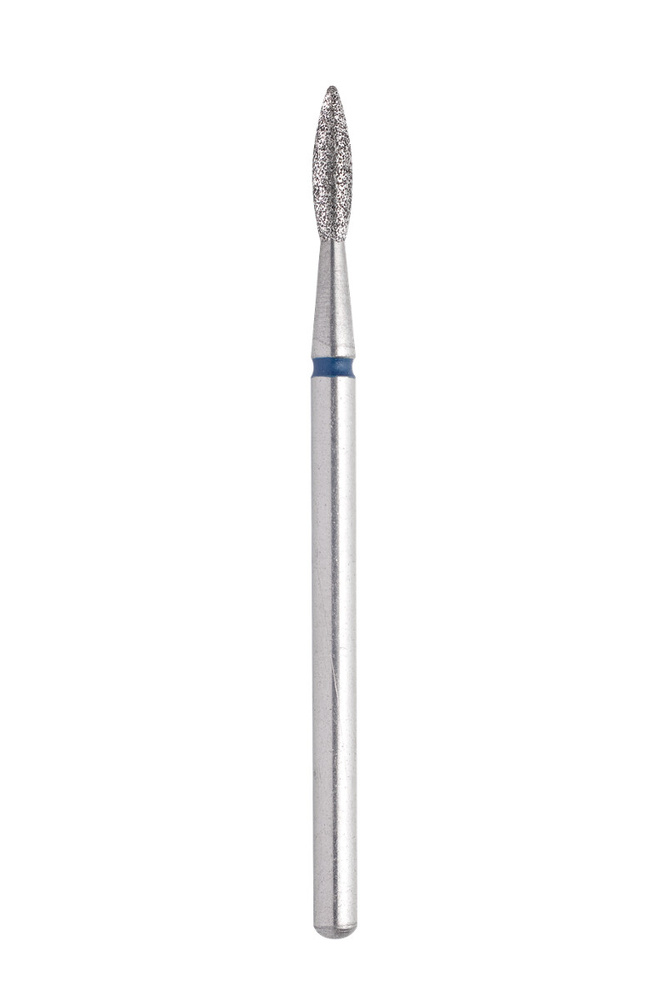 Staleks Frez Diamentowy Płomyk Ostry Niebieski Expert Średnica 2,1 mm /Część Robocza 8 mm