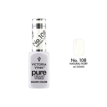 VICTORIA VYNN 108 Pure Creamy Hybrid Natural Ivory kremowy Lakier hybrydowy 8ml 