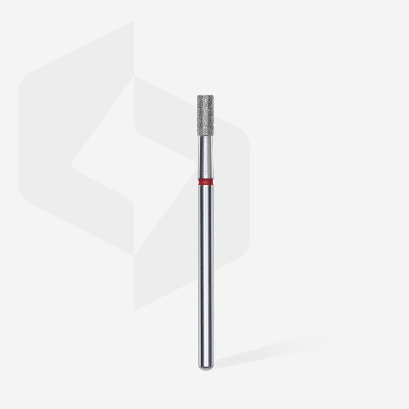 Staleks Frez Diamentowy Walec Czerwony Expert Średnica 2,5 mm / 6 mm