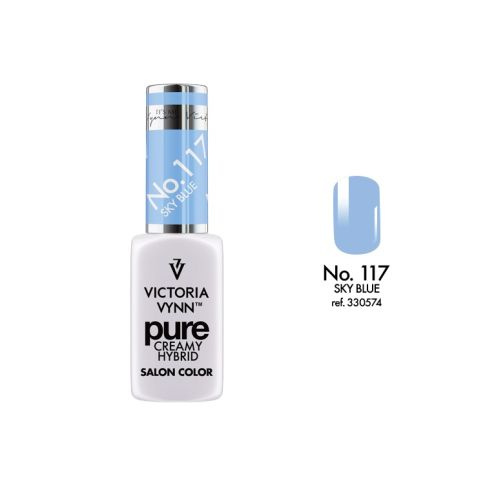 VICTORIA VYNN 117 Pure Creamy Hybrid Sky Blue kremowy Lakier hybrydowy 8ml