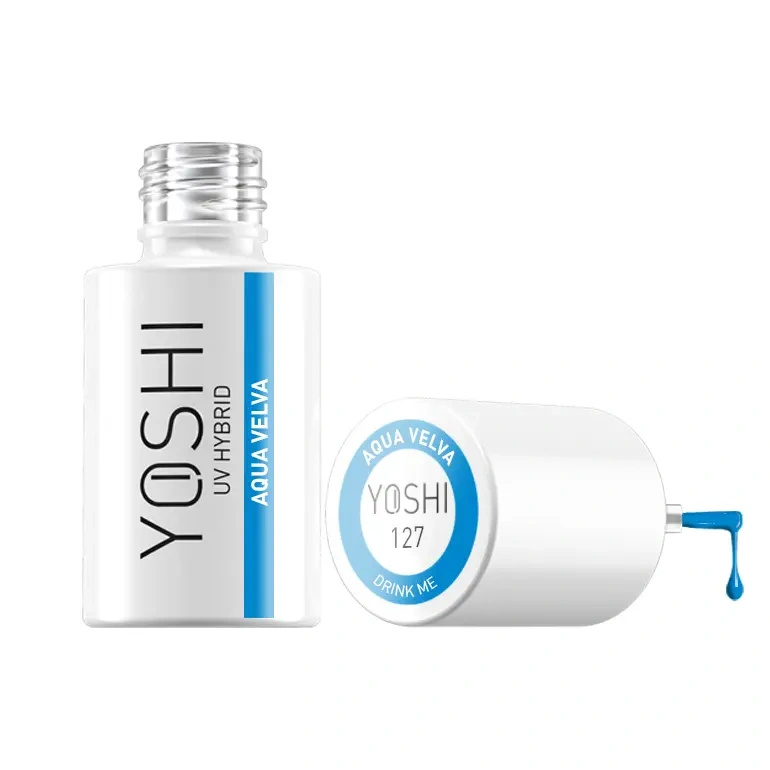 Yoshi Lakier Hybrydowy 127 Aqua Velva 6 ml