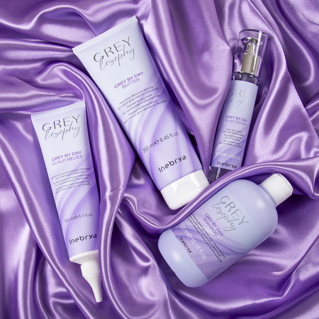 Inebrya Greylosophy Grey By Day Oczyszczająca Kuracja Do Skóry Głowy Przed Szamponem 150 ml