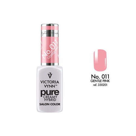 VICTORIA VYNN 011 Pure Creamy Hybrid Gentle Pink kremowy Lakier hybrydowy 8ml 