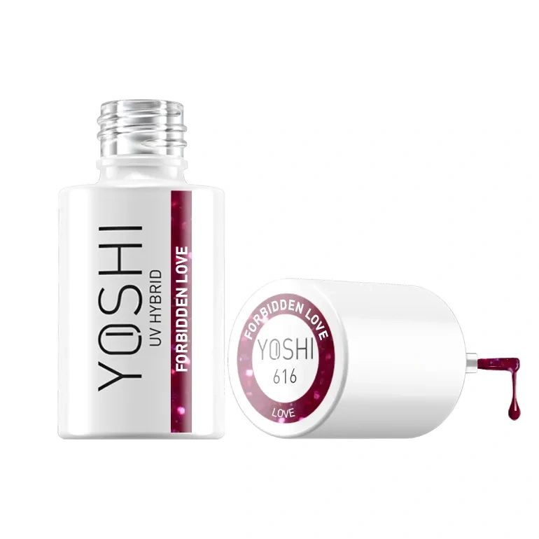 Yoshi Lakier Hybrydowy 616 Forbidden Love UV LED 6 ml