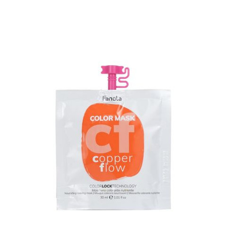 Fanola Color Mask Copper Flow Maska Koloryzująca Odżywiająca 30 ml