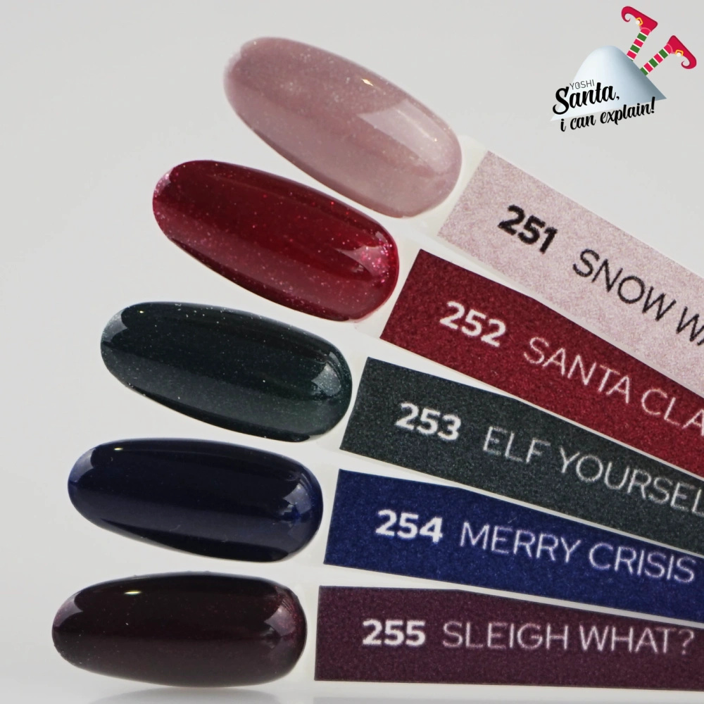 Yoshi Lakier Hybrydowy 254 Merry Crisis UV LED 6 ml