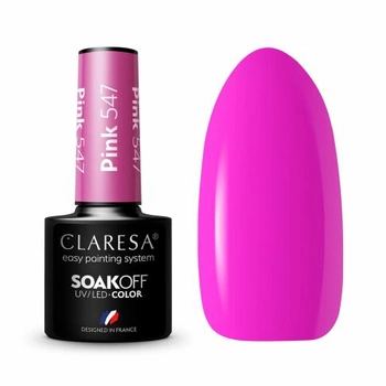 Claresa Lakier Hybrydowy Pink 547 5g 