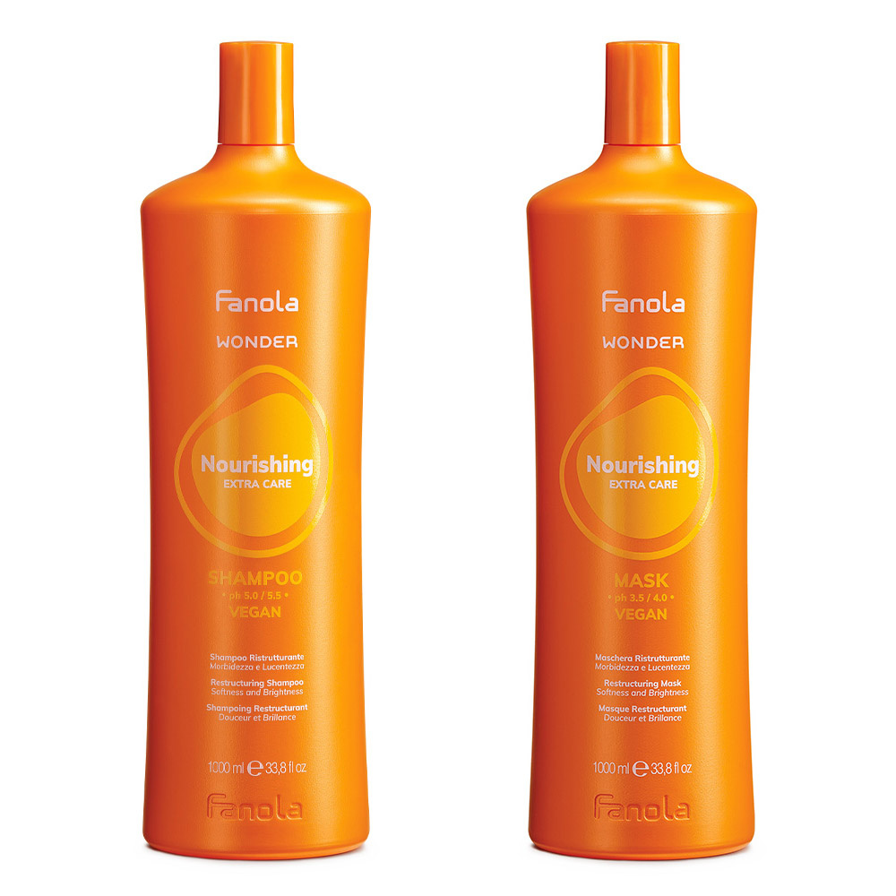 Fanola Zestaw Wonder Nourishing Szampon Regenerujący 1000 ml + Maska 1000 ml