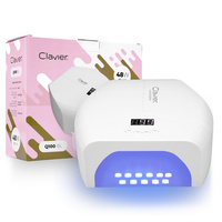 Clavier Lampa Do Paznokci UV/LED Q100 Bl 48W Biała 57x LED Lustrzane Dno