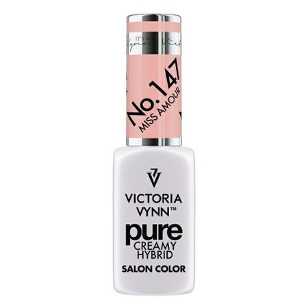 VICTORIA VYNN 147 Pure Creamy Hybrid Miss Amour kremowy Lakier hybrydowy 8ml 