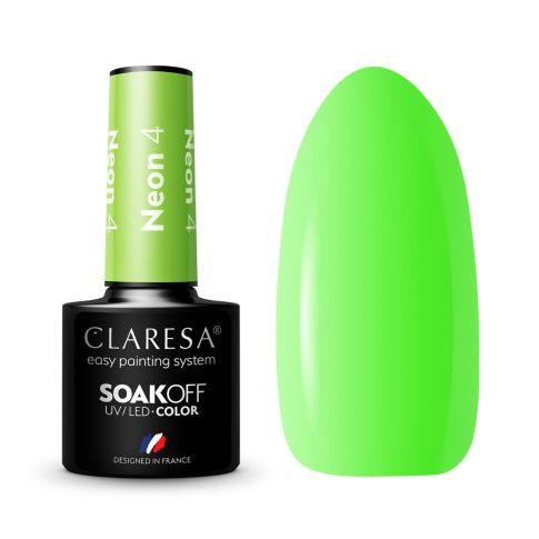 Claresa Lakier Hybrydowy Neon 4 5 g 