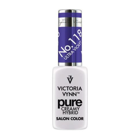 VICTORIA VYNN 118 Pure Creamy Hybrid Ultra Violet kremowy Lakier hybrydowy 8ml