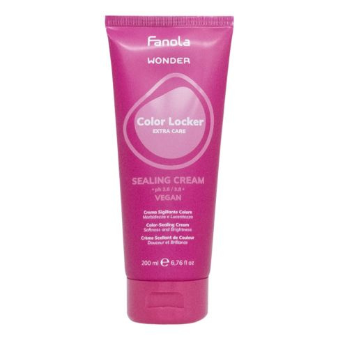 Fanola Wonder Color Locker Krem Uszczelniający Ochronny do Włosów Farbowanych 200 ml