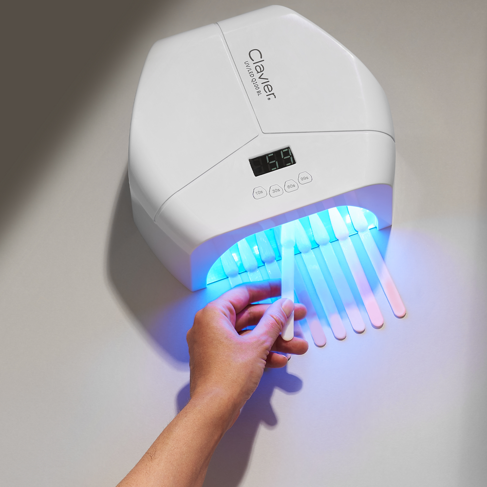 Clavier Lampa Do Paznokci UV/LED Q100 Bl 48W Biała 57x LED Lustrzane Dno