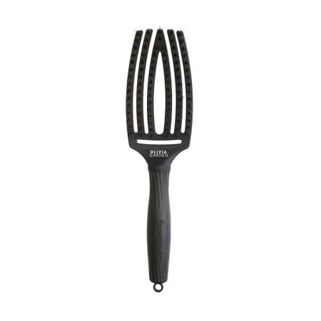 Olivia Garden Finger Brush Full Black Medium Combo Szczotka Do Włosów 