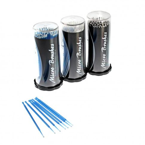 SECRET LASHES Aplikatory Micro Brush 1.0 - BIAŁE 100szt. 