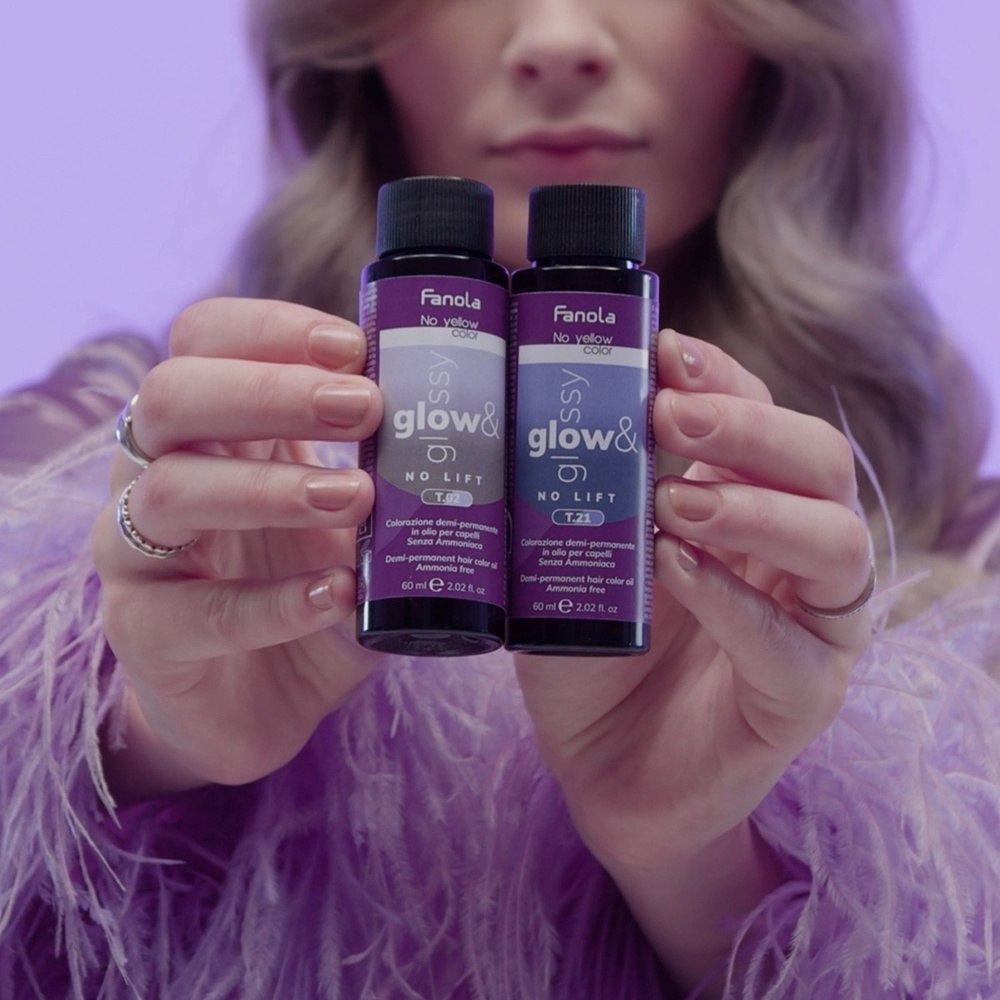 Fanola Glow & Glossy T.02 Toner Do Włosów Bez Amoniaku 60 ml