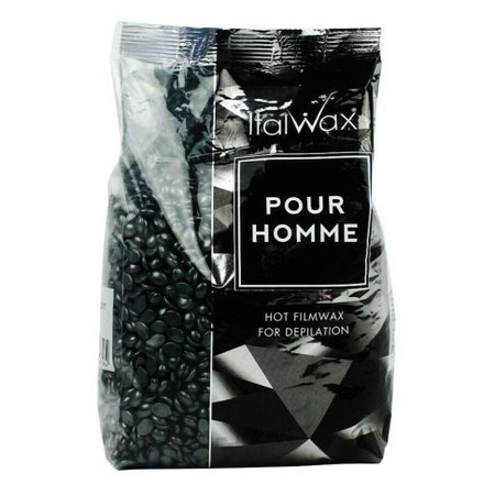 ItalWax Pour Homme Wosk Twardy w Granulkach Do Depilacji Bezpaskowej Dla Mężczyzn 1 kg