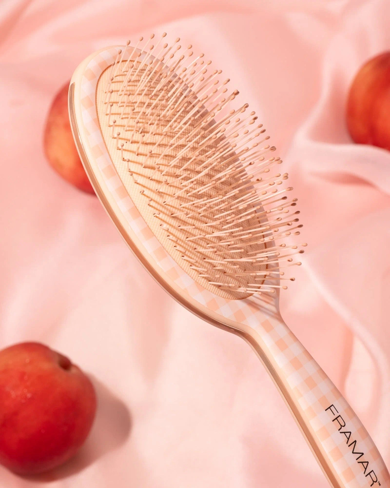 Framar Peach Please Belle Szczotka Do Rozczesywania Brzoskwiniowa Kratka