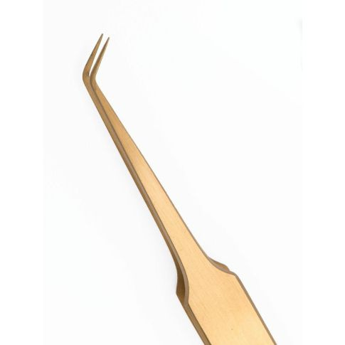 SECRET LASHES Pinceta GOLD SL-03 typ L + etui