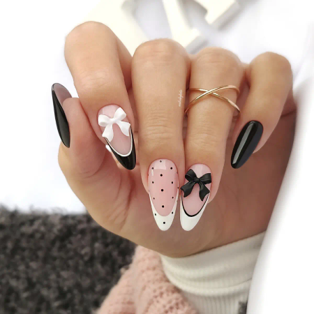 Yoshi Lakier Hybrydowy 605 Woman In Black UV LED 6 ml