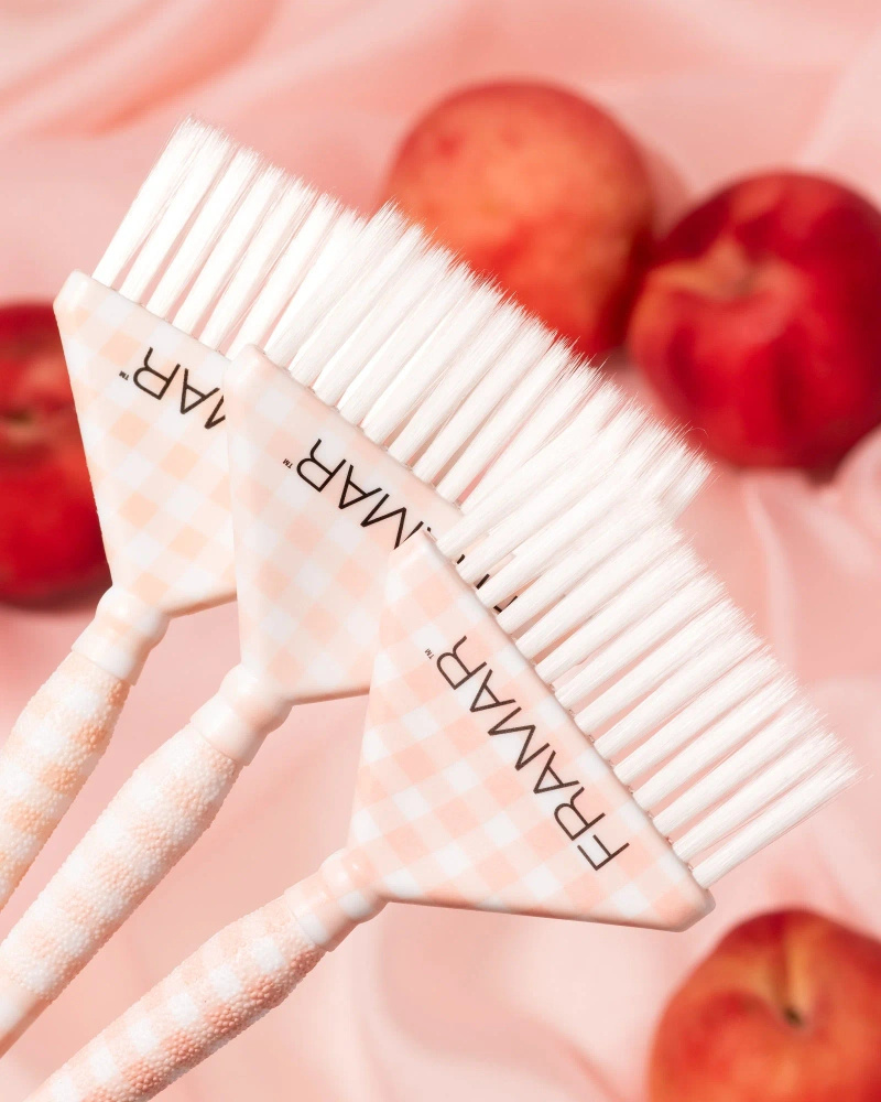 Framar Peach Please Zestaw 3 Szerokich Pędzli Do Koloryzacji Big Daddy